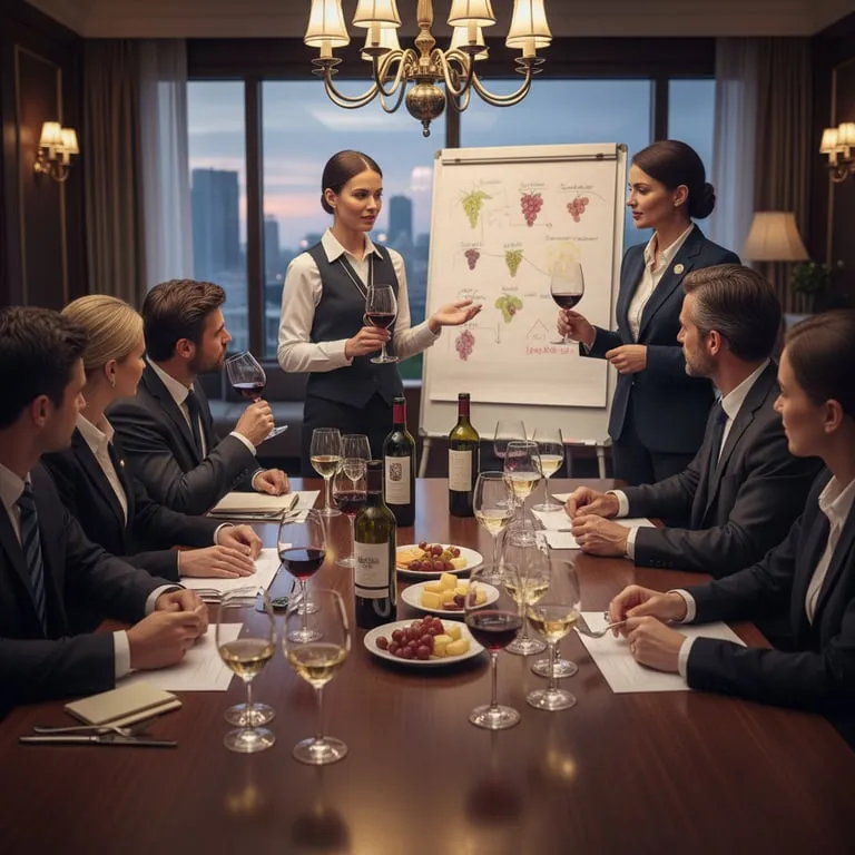 와인 테이스팅 및 테이블 매너 교육, 비즈니스 식사 예절과 와인 품종별 특징 배우는 품격 클래스