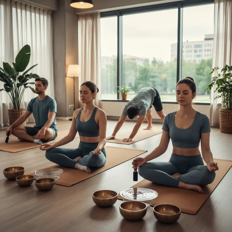 직무 스트레스 날려버리는 힐링 프로그램, 오피스 요가와 싱잉볼 명상으로 번아웃 예방하는 방법